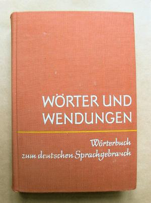 Wörter und Wendungen.“ (Agricola, Erhard ) – Buch antiquarisch